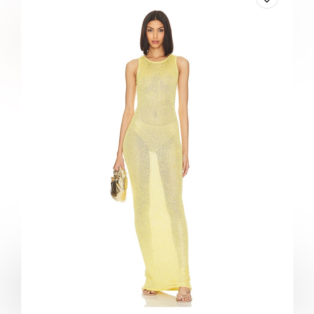 Natalia Dress in Chartreuse Sequin Asta Resort